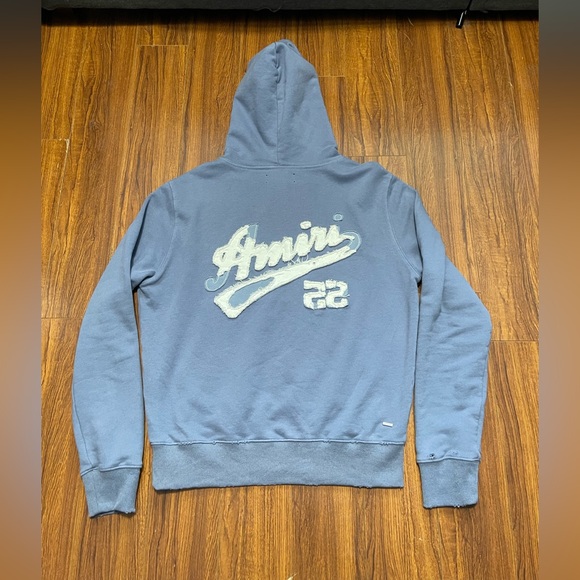 Mike Amiri 22 Distressed Hoodie&Shorts Set - Picture 2 of 11